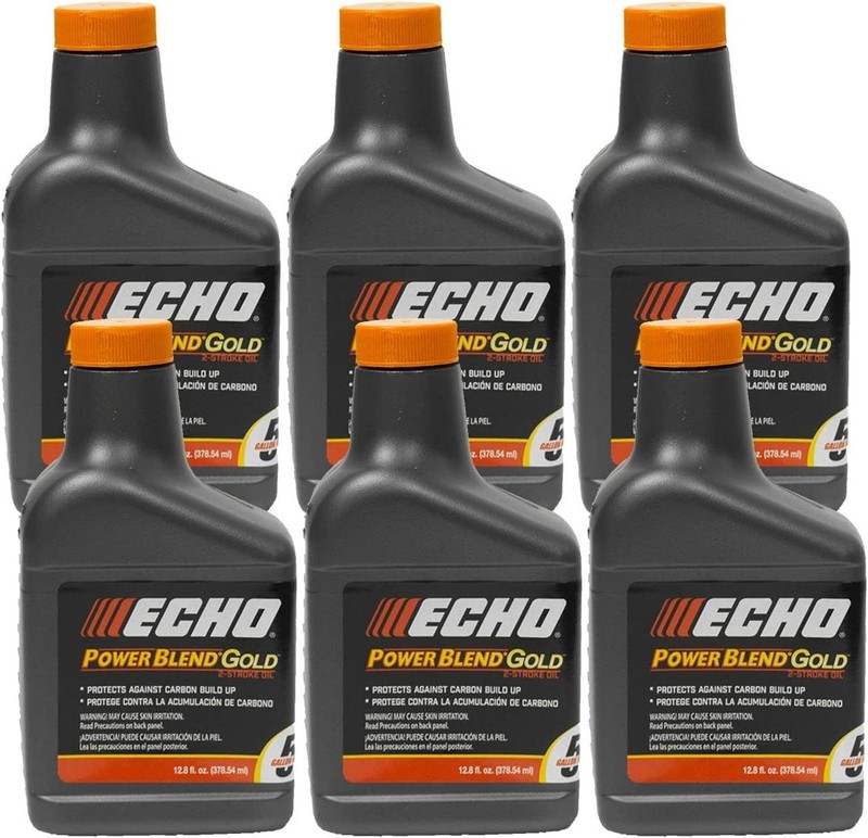 Echo PowerBlend 6 Pack 2-Stroke Engine Oil 12.8 oz Bottle 50:1 Mix 6450005S-6PK gallery