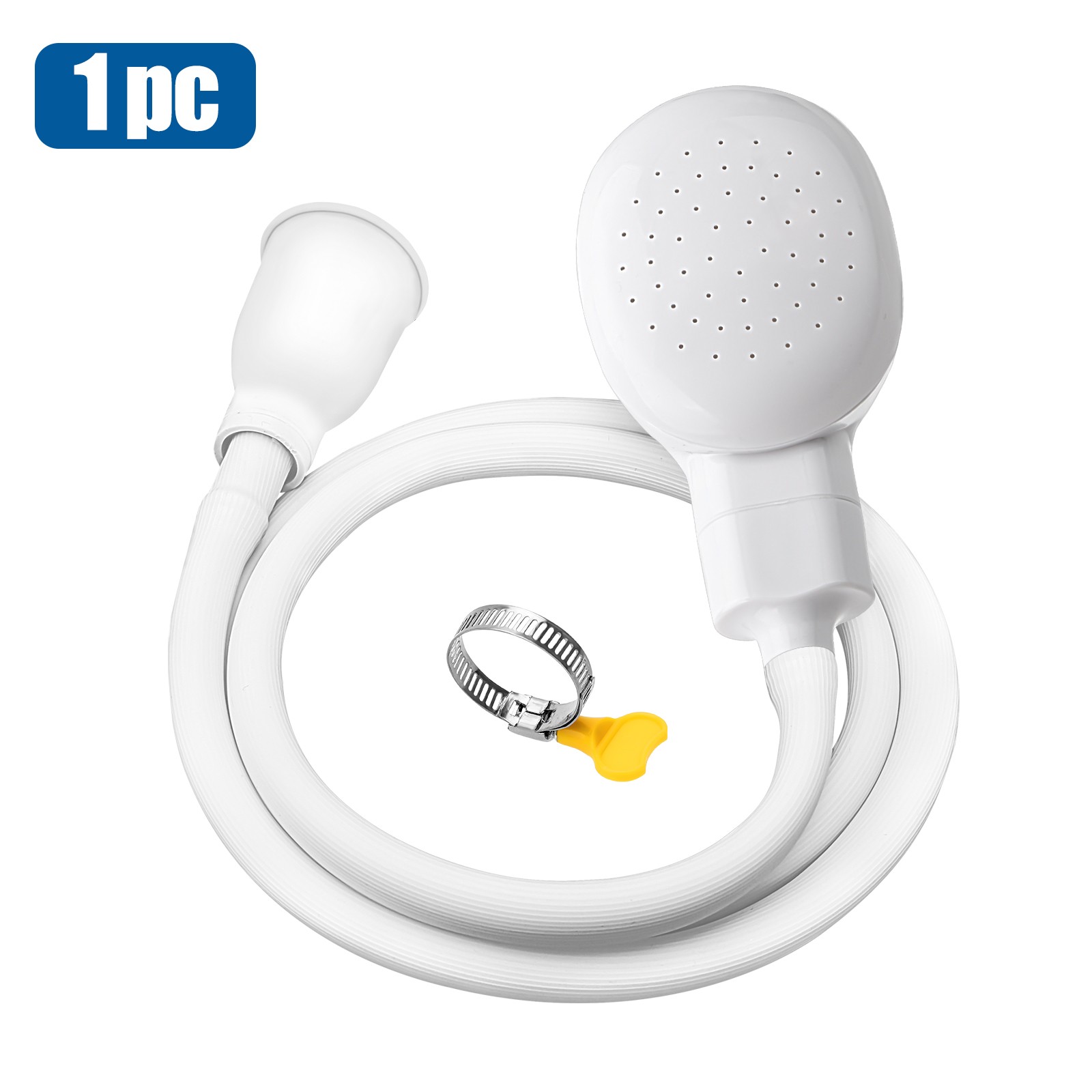 Portable Simple Shower Head with Hose & Clamp for Travel Outdoor Camping Garden gallery
