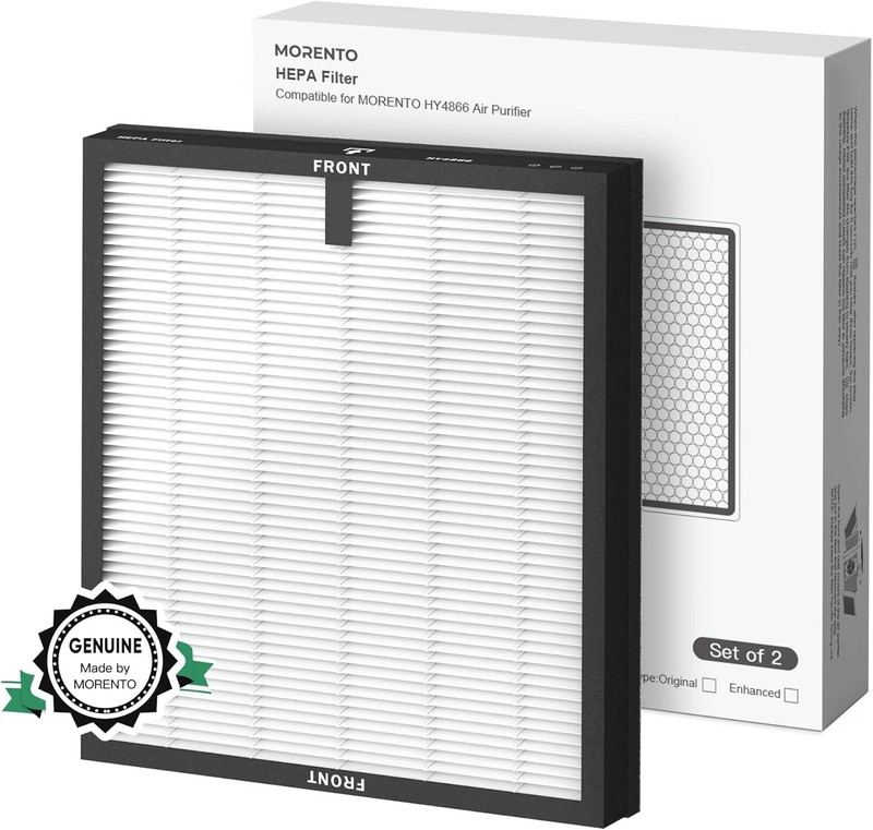 Genuine 2 Pack Replacement Filters for HY4866 Air Purifier – Lasts 2200 Hours gallery