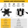 LED Work Light Compatible with Dewalt 20V Battery, 68W 6800LM LED Garage Flood L gallery