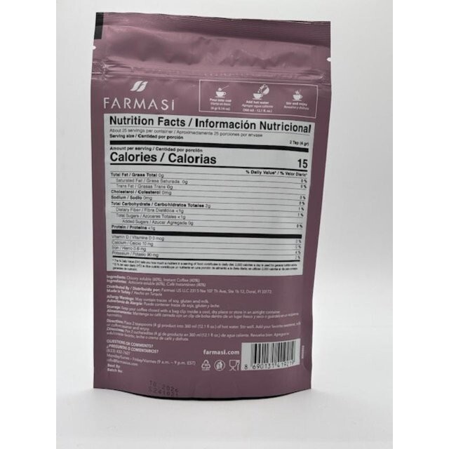Farmasi Nutriplus Delish Instant Coffee And Grain Blend 3.53 OZ. 100 Grams gallery
