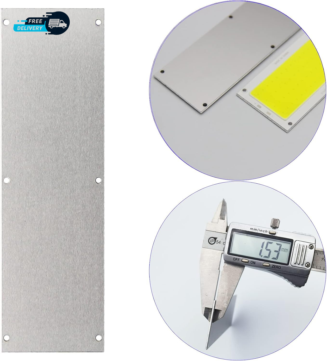 5 Pack COB LED Bar Lamp Module 112 SMD Chip 1600LM 16W Light gallery