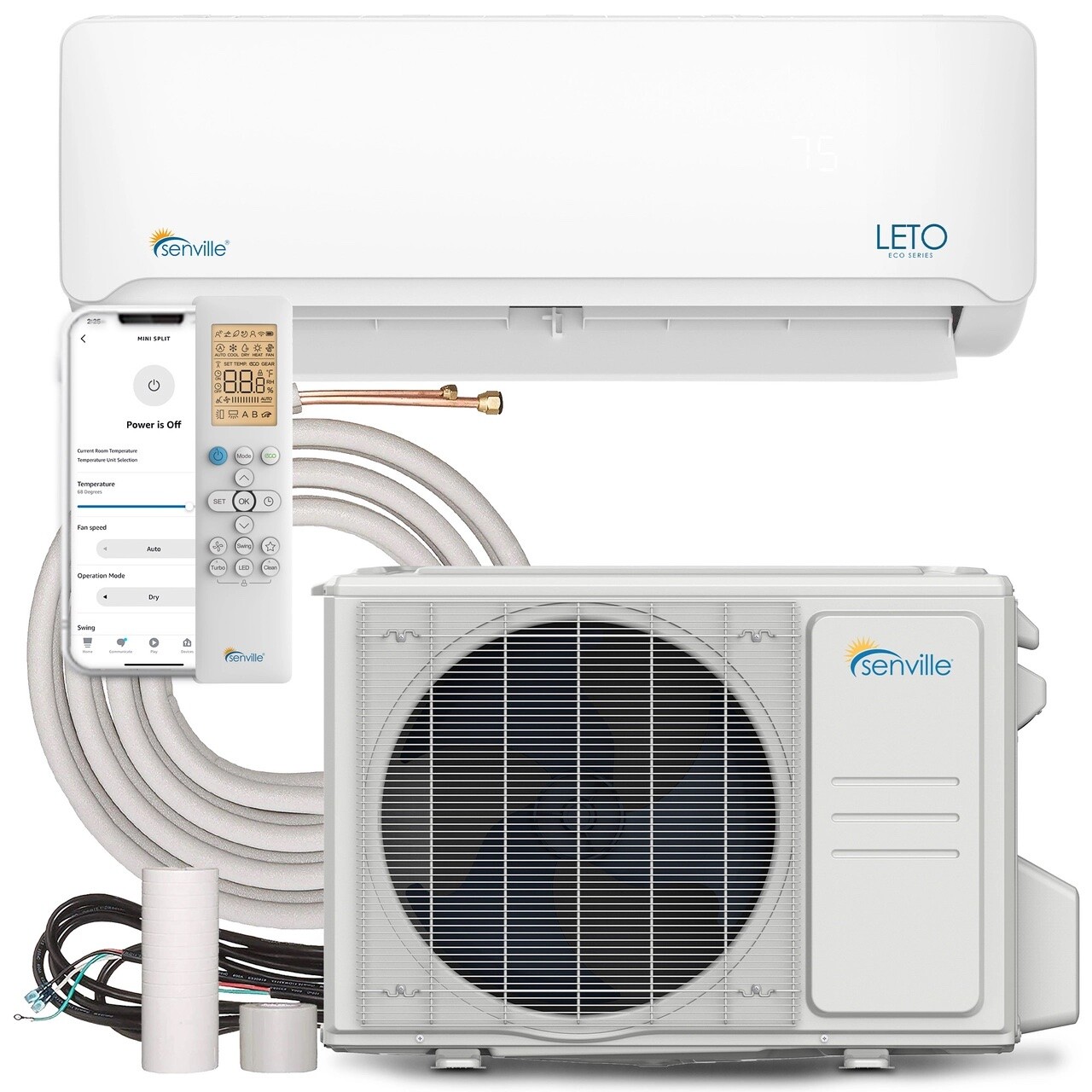 18000 BTU Ductless AC Mini Split Heat Pump Air Conditioner 19 SEER 1.5 TON gallery