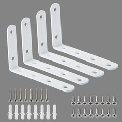 Floating Shelf Brackets,L Brackets for Shelves Heavy Duty Shelving Brackets Stai