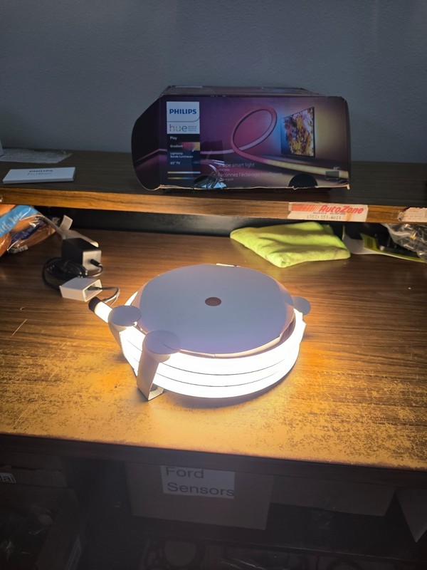 *USED* Philips Hue Gradient LightStrip For 65 - 70 In TV gallery