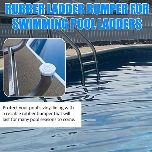 (-Pack, White) Inside Pools Ladder Bumpers for Inground Pools Inside Plug 2 gallery