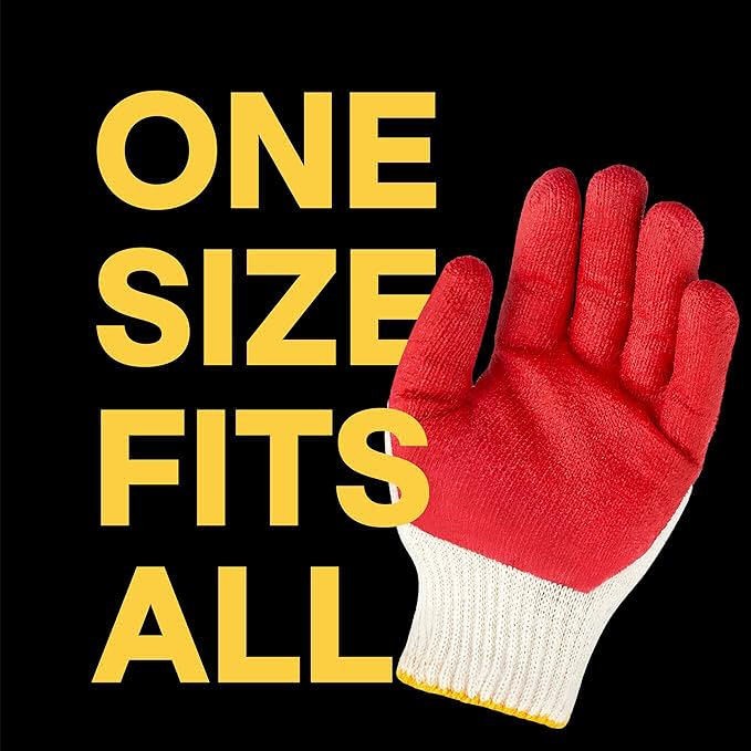 Construction / Garden Yard Gloves Nitrile Dipped AntiSlip Knit Wrist 3 pairs NEW gallery