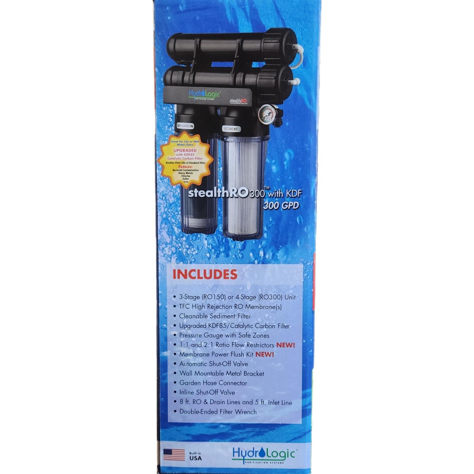 New HydroLogic Stealth-RO150 System Upgraded KDF85/Carbon Filter Hydroponics gallery