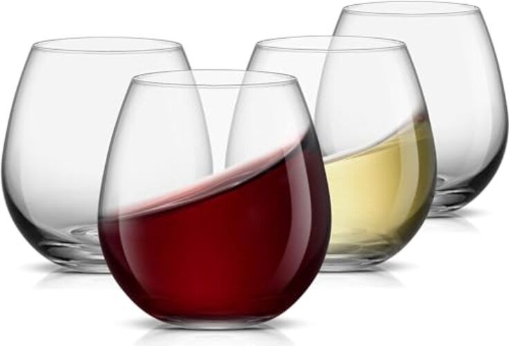 Spirits Stemless Wine Glasses for Red or White Wine (Set of 15 Oz (Set of 4) gallery