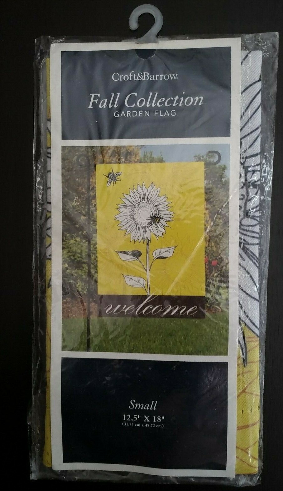Welcome Sunflower Fall Spring Summer Garden Yard Flag NEW Sealed H gallery