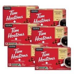 Tim Hortons Original Blend Medium Roast Coffee K-Cup Pods 72ct Keurig.