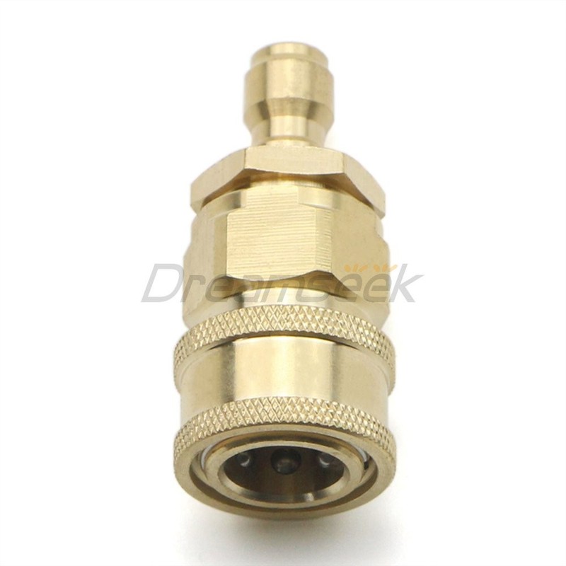 4000PSI Pressure Washer Adapter 3/8" Male to 1/4" Female Quick Connect Fitting gallery