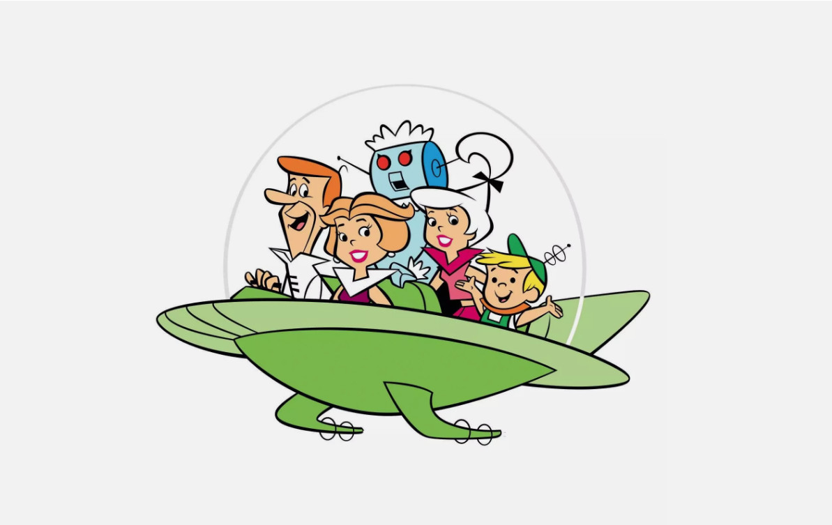 Jetsons sticker classic cartoon sticker Logo laptop vinyl decal gallery