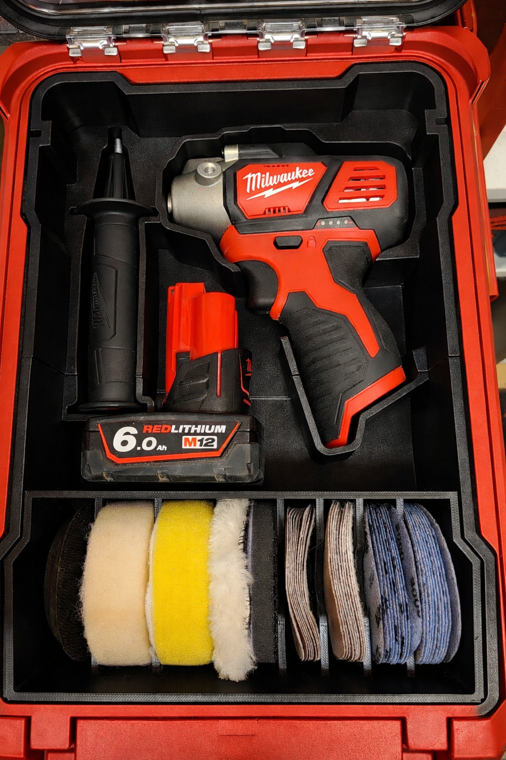 Insert for Milwaukee M12 Polisher Sander & Accessories Fits Packout 48-22-8435 gallery