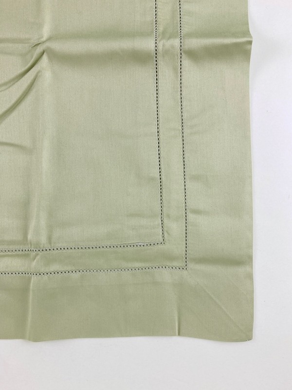 FRETTE Border Sham Pillow Case Beech Green Size 21×37 in. (New) gallery