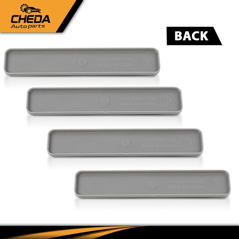 4/8/12 Pack Composite Decking boards End Cap Set Kit 5.5” Multi Colour gallery