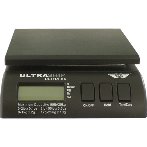 Electronic Grain Scale - 55 lbs. Ultra Ship Weight Measurements Removeable Face gallery