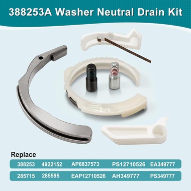 Drain Kit Compatible with Whirlpool Maytag 388253 388253A 285595 470802 gallery