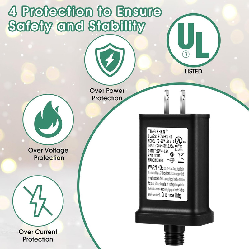 Enhon 29V 26W Class 2 LED Power Supply, UL Certification TS-26W29V LED Transform gallery
