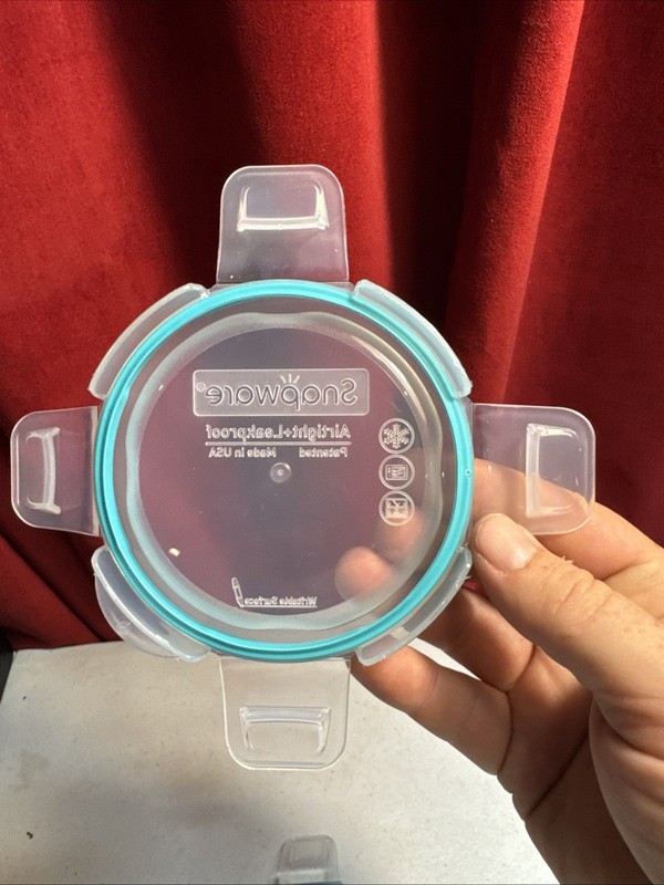 2 Pyrex Lids Snapware -Only 7202R 1 Cup 236 mL Clear Round Bowl A194 gallery