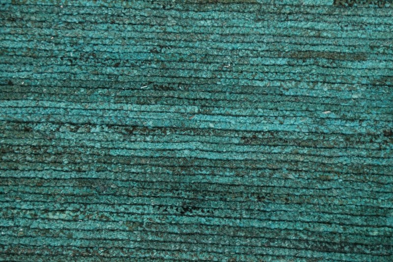 Geometric Modern Gabbeh Kashkoli Oriental Area Rug Hand-knotted TEAL GREEN 5'x6' gallery