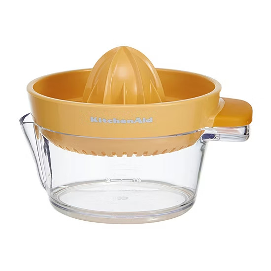 KitchenAid Citrus Juicer,Clear Measuring Cup,Yellow Top 18oz Dishwasher Safe gallery