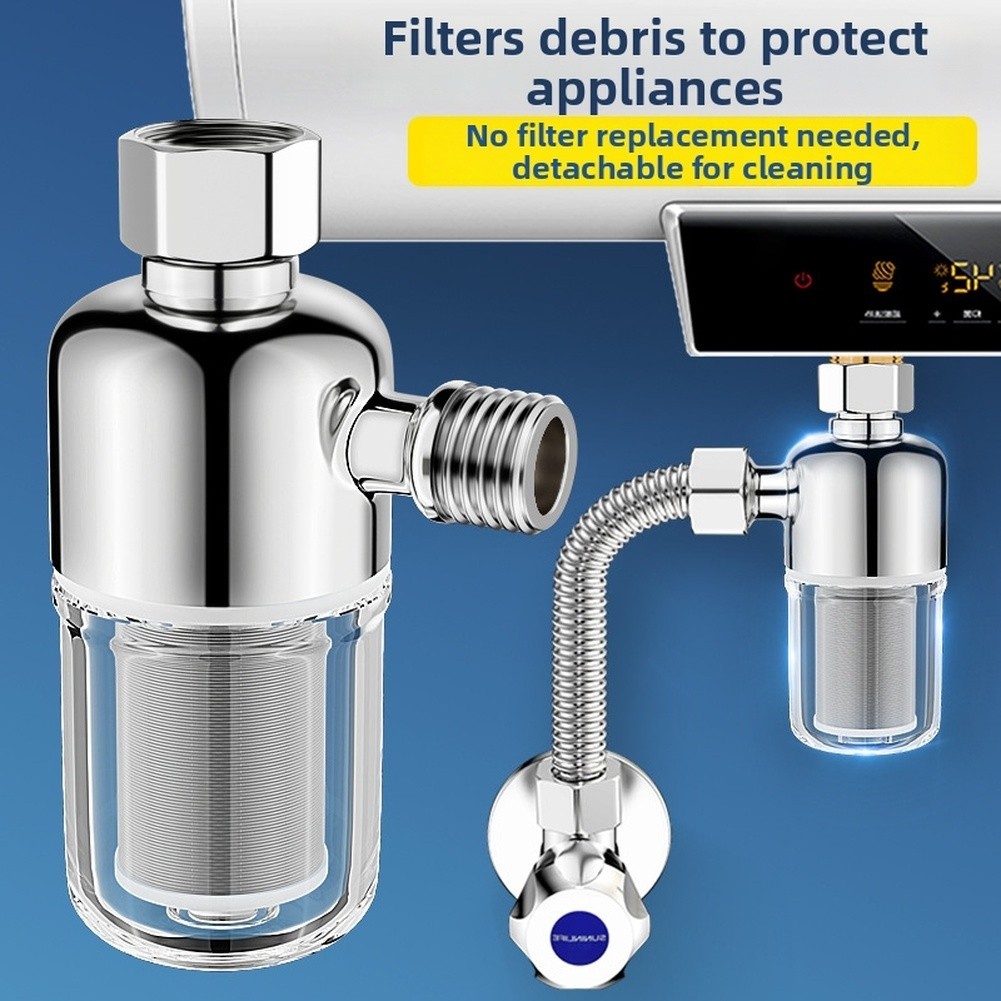 Copper Plastic Water Heater Pre Filter with Removable 316L Stainless Core gallery