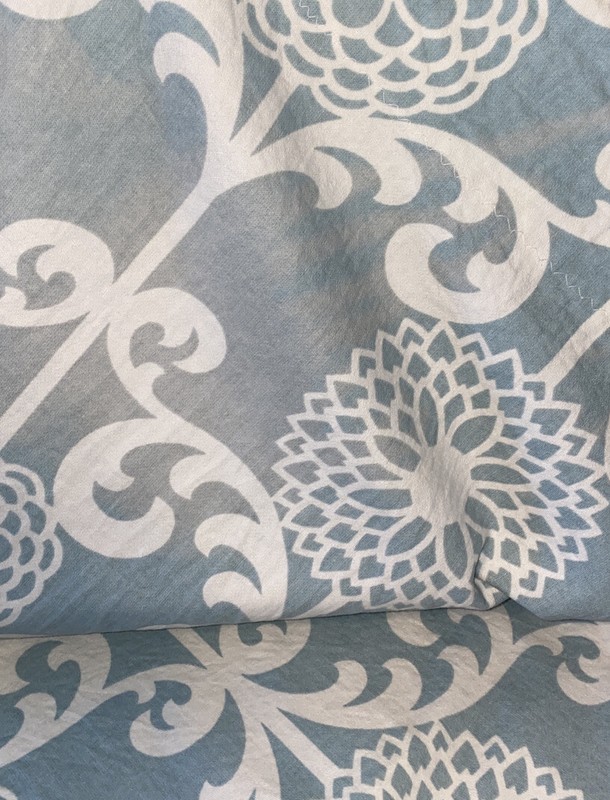 Custom 4 Set Waverly Discontinued Fun Floret Curtains Panels 94 Spa Blue Pattern gallery
