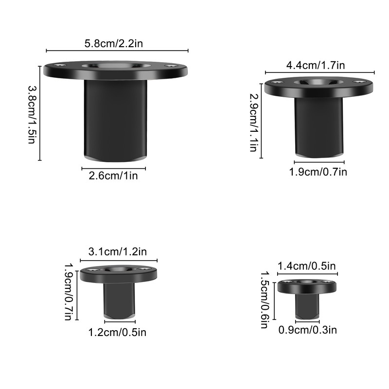 Low Profile Impact Socket Adapter 1/4 to 3/8" 1/2 to 3/8" 1/2 to 3/4" 3/4 to 1" gallery