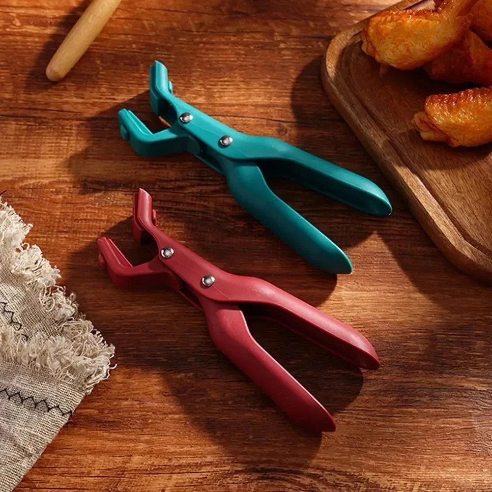 2X Multi-Purpose Anti-Scald Bowl Holder Clip for Kitchen,Silicone Non-Slip Clip gallery
