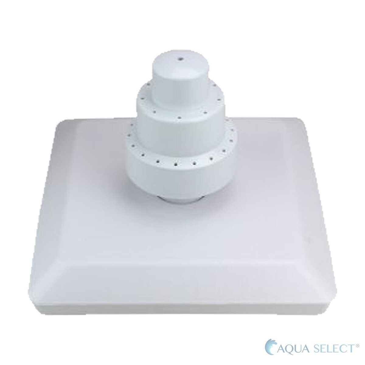 Aqua Select Grecian Floating Triple Tier Swimming Pool Fountain, White gallery
