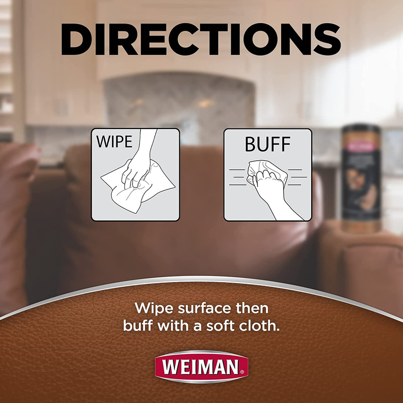 Leather Cleaner & Conditioner Wipes With UV Protection, Prevent Cracking Or Fadi gallery