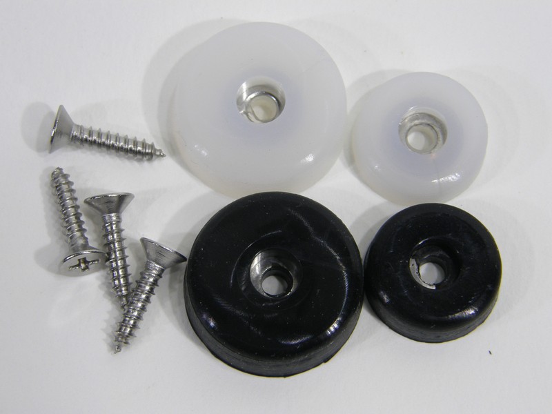 Cutting Board Rubber Bumpers LOW PROFILE Silicone Black Clear Small Large A+ gallery