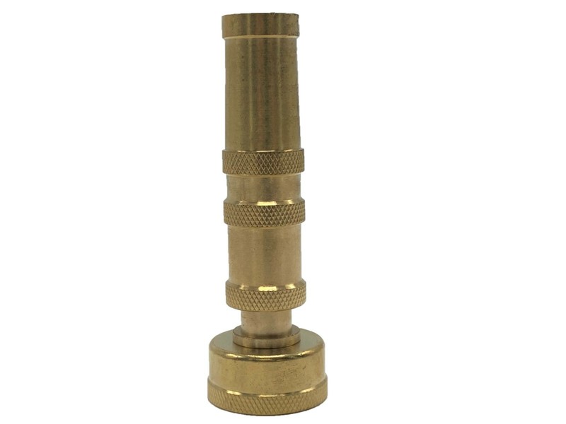 Solid Brass Garden Spray Nozzle 4" Adjustable Twist Water Hose Nozzle USA Stock gallery