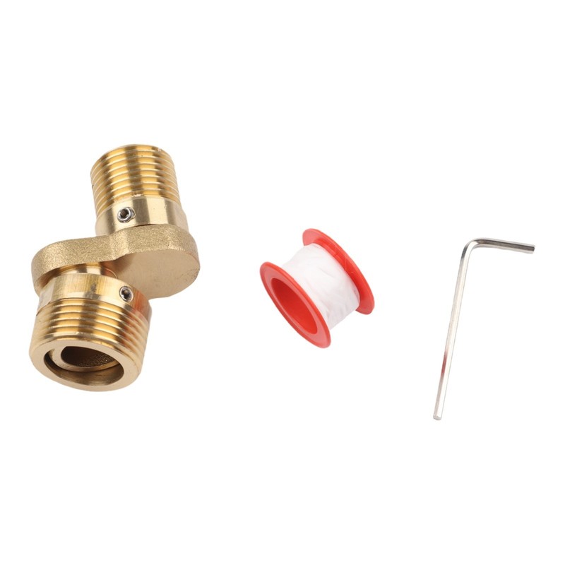 360 Degree Rotating Adjustable Copper Shower Faucet with Flexible Leg Length gallery