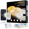 CCT COB LED Strip Light Tunable White,20ft/6.1m Dimmable 2700K-6500K CRI90+ 2... gallery