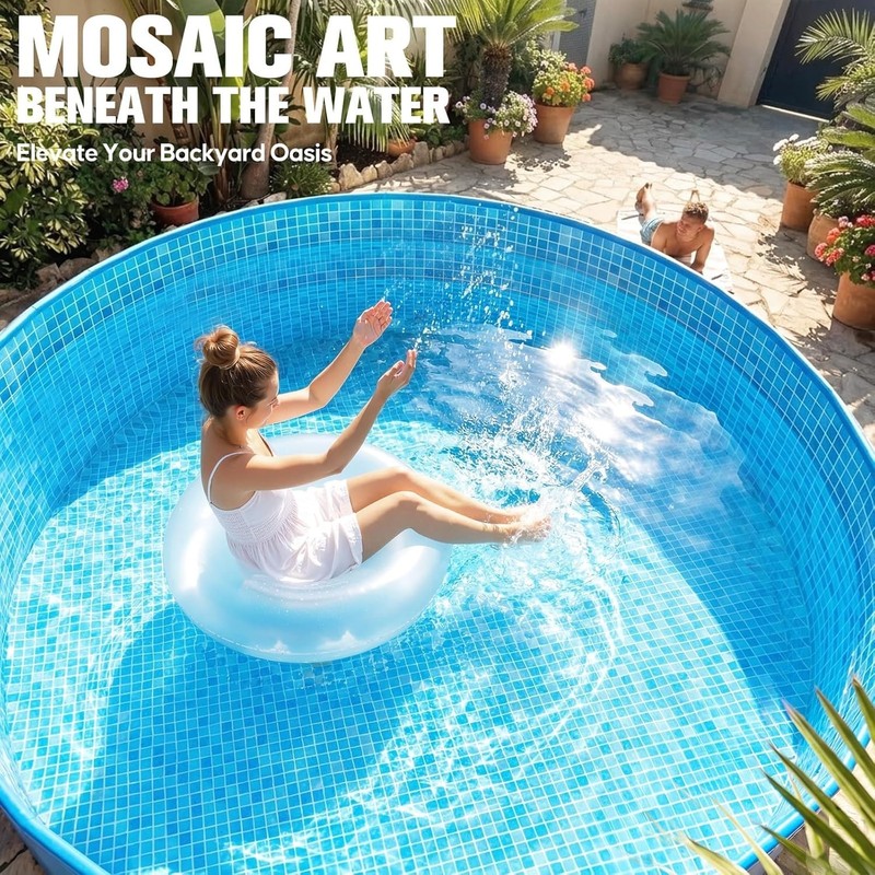 2026 Large Foldable Pool,Non-Inflatable Pool for Adult,Foldable Swimming Pool,Pl gallery
