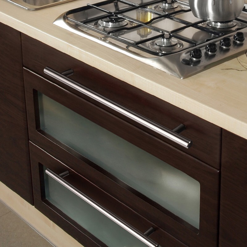 10Pack Brushed Nickel Cabinet Pulls Stainless Steel Drawer T Bar Handles 2"-12" gallery