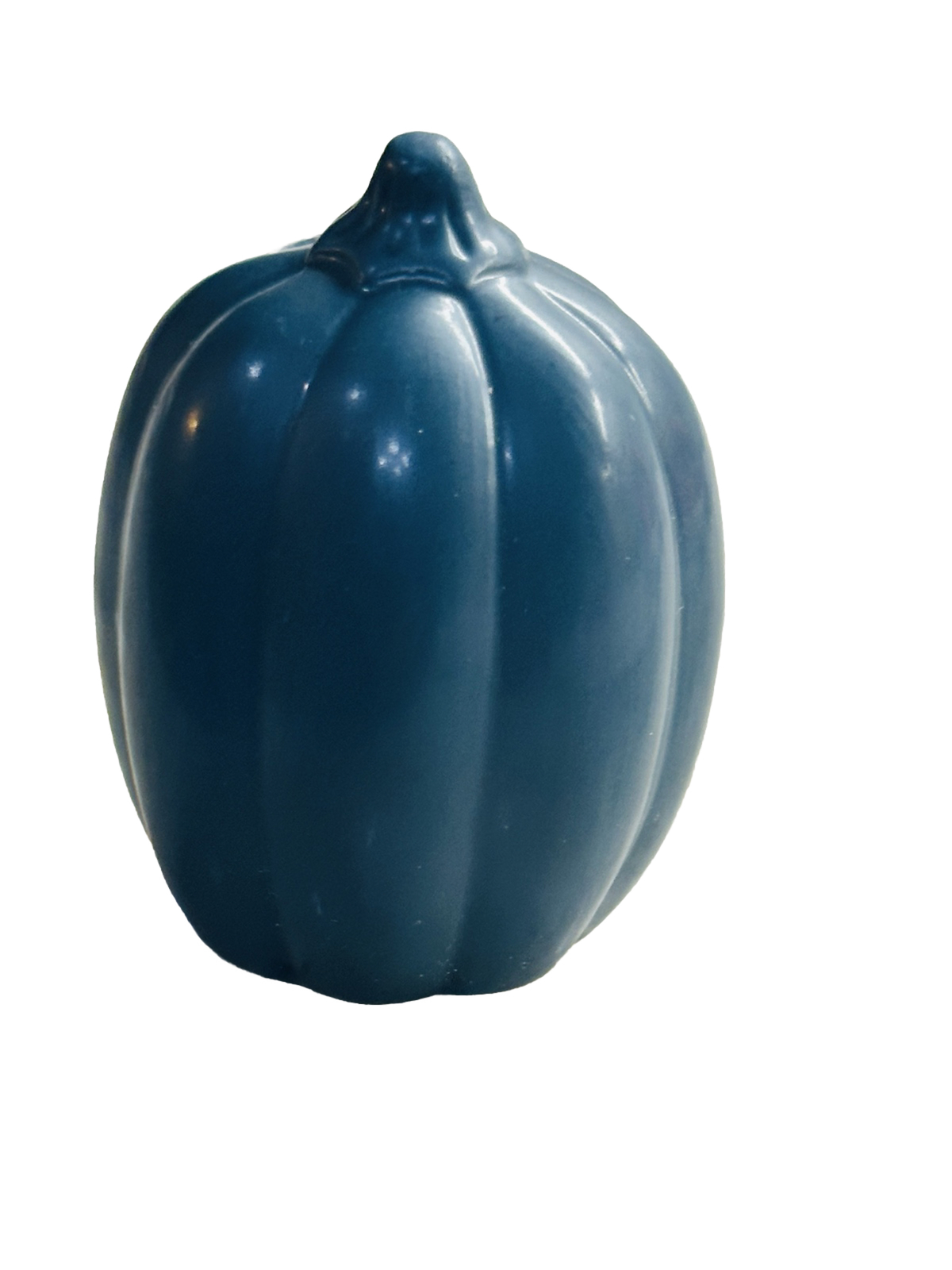 Ceramic Blue Pumpkin Tabletop 21/2 Inches With No Tags gallery