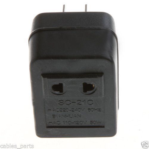 Universal Voltage Converter Adaptor 50W Step Up 110V-220V Transformer US Plug gallery