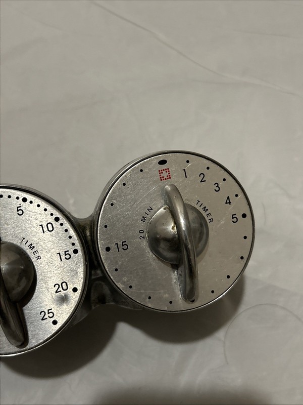 Bengt Ek Design triple mechanical timer made of polished aluminum Tested gallery