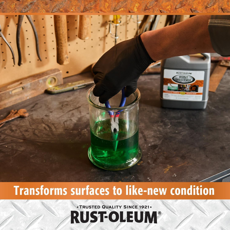 Rust-Oleum Rust Dissolver Soak & Bath | Heavy-Duty Corrosion Remover for Metal T gallery