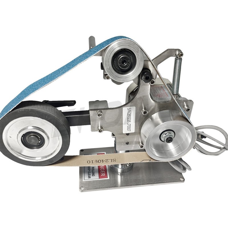 Belt Grinder Sander 30 x 1-Inch Variable Speed with VFD 2 Grinding Moulds gallery