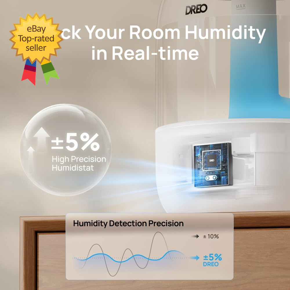 Humidifiers for Bedroom 3L Top Fill 30H 26Db Quiet Runtime for Large Room gallery