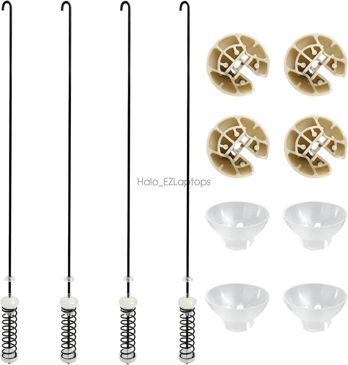 4 Pack Washer Suspension Rods Kit For Amana Washer NTW4705EW0 NTW4516FW3 gallery