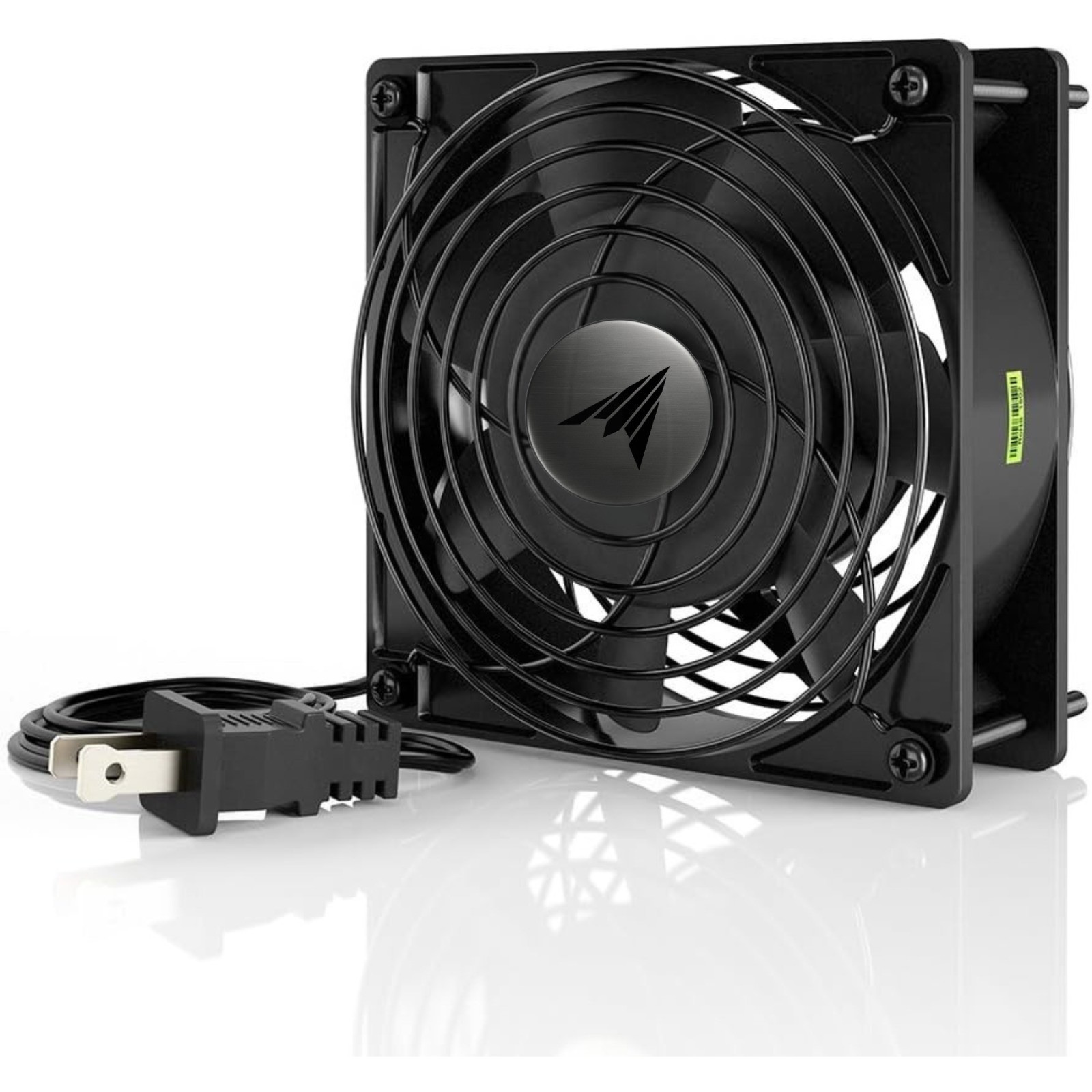 AC Infinity AXIAL 1238 120V AC Muffin Cooling Fan with Wire-Leads Adapter Black gallery
