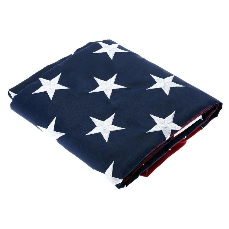 American Flag 4x6' Heavy Duty Polyester - Made in USA - Sewn Stripes Embroidered gallery