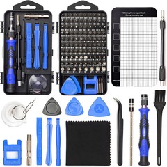 STREBITO Precision Magnetic Screwdriver Set 124-Piece Electronics Tool Kit with