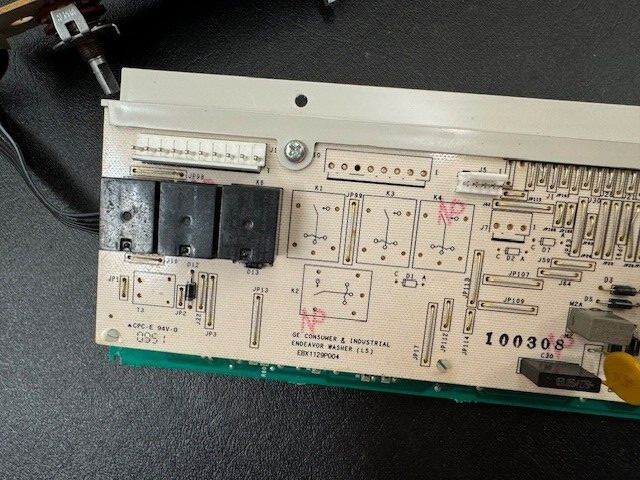 OGE Washer Electronic Control Interface Board WH12X10525, WH12X10407, WH12X10433 gallery