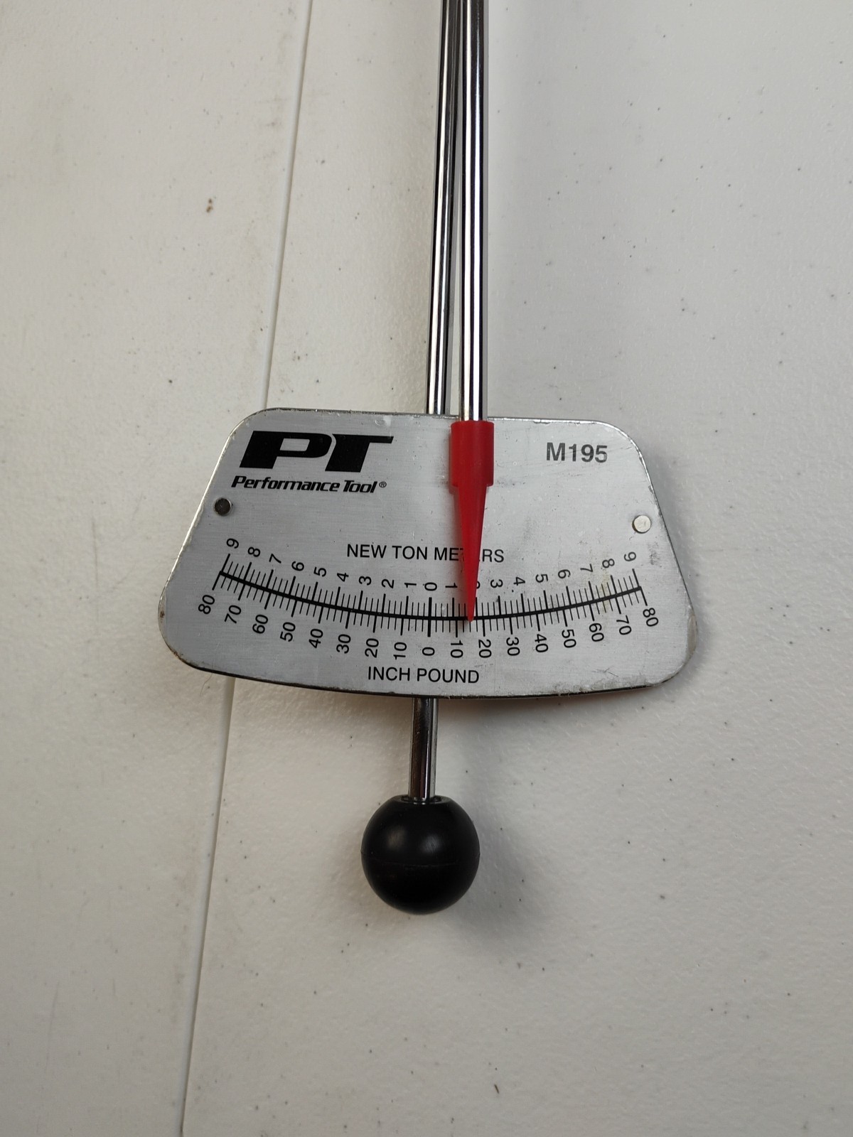 Performance Tool M195 0-80 in/lb Torque Wrench Deflection Beam. #R1 Good Cond gallery
